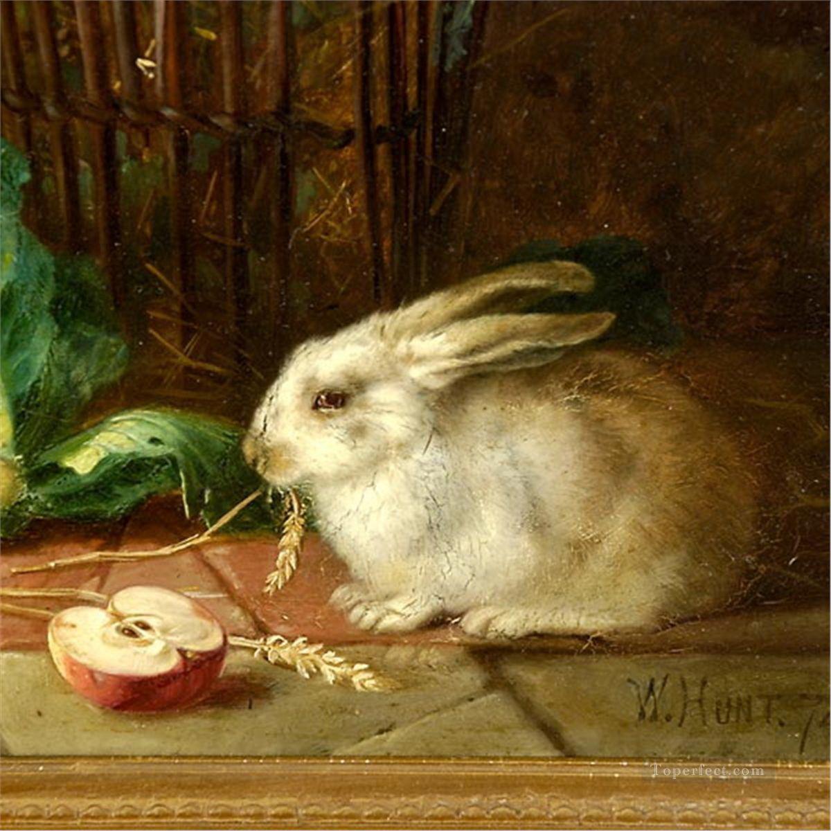 am192D Tier Kaninchen Ölgemälde